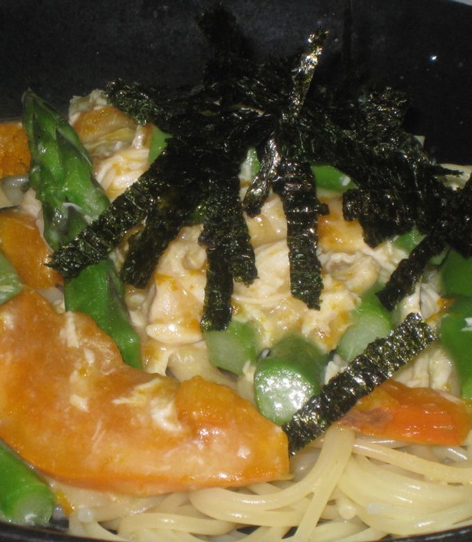 白味噌ソースのパスタ-レシピのメイン写真
