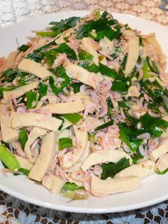 高野豆腐と桜海老の炒め物-レシピのメイン写真