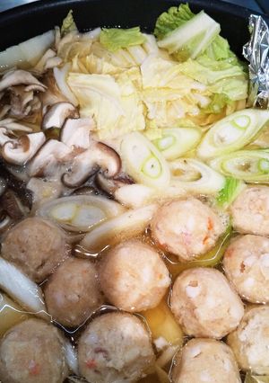 おでんの粉で、寄せ鍋-レシピのメイン写真