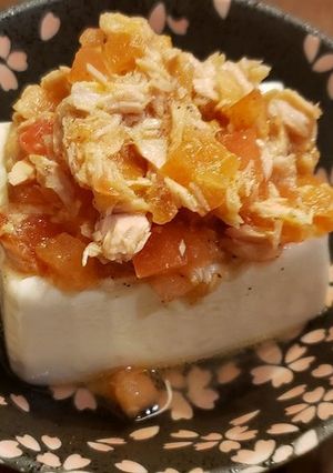 冷ややっこツナトマトのせ-レシピのメイン写真