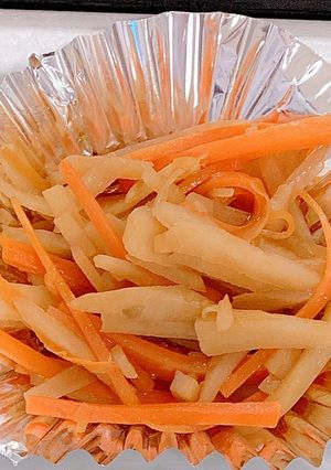 ヤーコン(れんこん)のきんぴら-レシピのメイン写真