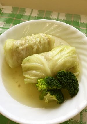 豚スライスのロールキャベツ-レシピのメイン写真