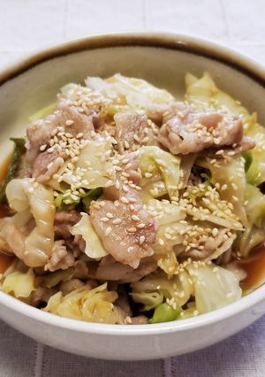 ☆甘辛たれで♪キャベツ・豚バラ肉炒め☆-レシピのメイン写真