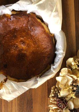 バスクチーズケーキ-レシピのメイン写真