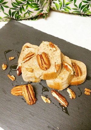 ピーカンナッツのロールケーキ-レシピのメイン写真