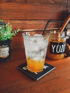 おうちカフェ❤️柚子サワー(柚子茶)-レシピのメイン写真