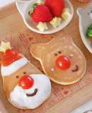 ホットケーキデコレーション幼児食