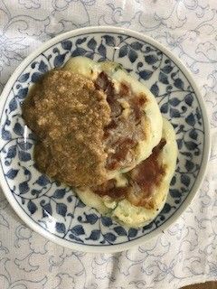 米粉でもっちりネギ焼き-レシピのメイン写真