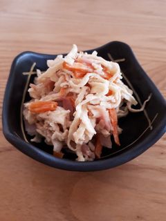 サンドイッチにも!切干大根ゴママヨ炒め-レシピのメイン写真