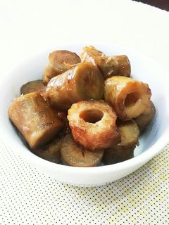 コロコロごぼうとちくわの中華風照り煮。-レシピのメイン写真