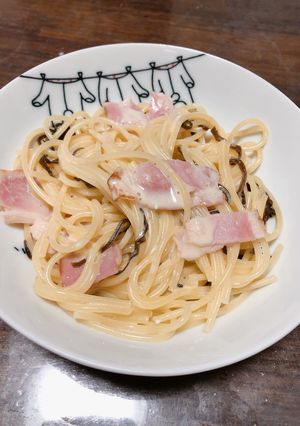 簡単和風カルボナーラ-レシピのメイン写真