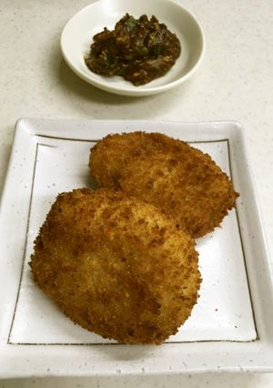 土井先生風♡里芋コロッケとネギ味噌-レシピのメイン写真
