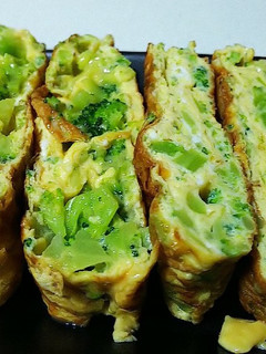 ブロッコリー入りの玉子焼き-レシピのメイン写真