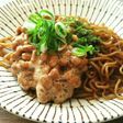 そうだ♪焼きそばに納豆乗せてみよう♡