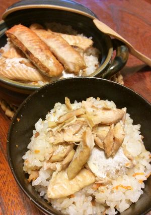 鮭ハラスご飯-レシピのメイン写真