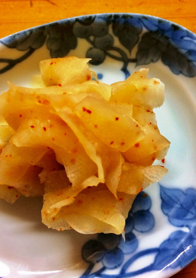 大根のﾋﾟｰﾗｰで簡単炒め物-レシピのメイン写真