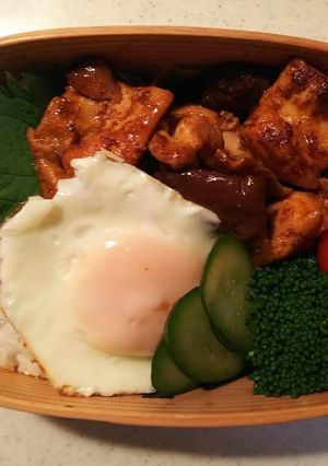 たんぱく質多めのお弁当⑮メキシカンチキン-レシピのメイン写真