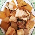 アムウェイの鍋で豚バラと大根の炒め煮