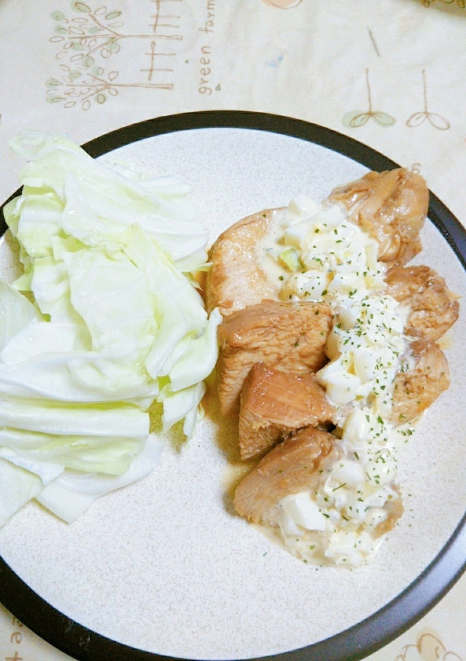 チキン南蛮風蒸し鶏-レシピのメイン写真