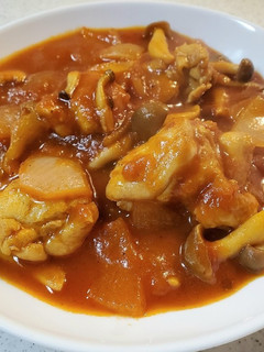 鶏肉のトマトソース煮込み-レシピのメイン写真