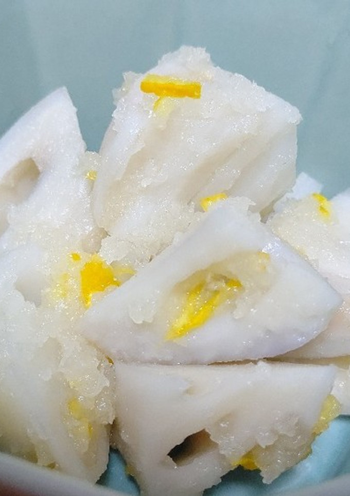 レンコンの大根おろしと柚子のあえ物-レシピのメイン写真
