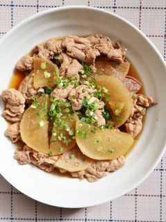 簡単で絶品!豚肉と大根の煮物-レシピのメイン写真