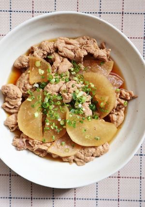 簡単で絶品！豚肉と大根の煮物-レシピのメイン写真