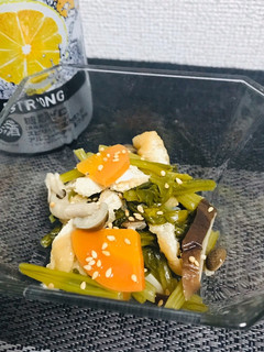 小松菜を使った五目煮浸し-レシピのメイン写真