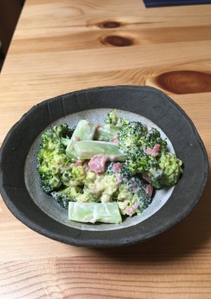 ブロッコリーの梅マヨ和え-レシピのメイン写真