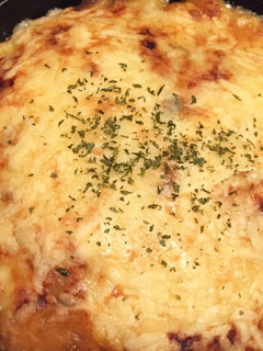 簡単、スキレットえびトマトクリームドリア-レシピのメイン写真
