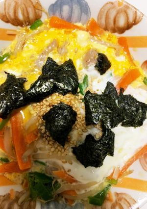 全てレンジわさびソースで豚平焼き風-レシピのメイン写真