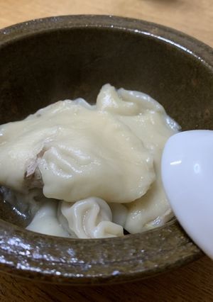 ひき肉とうふ長イモのあっさり水餃子-レシピのメイン写真