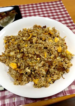 糖質０麺と市販炒飯の素でチャーハン-レシピのメイン写真