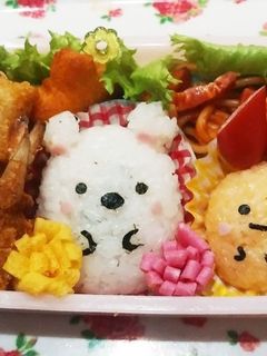 簡単♬すみっコぐらしキャラ弁おにぎり-レシピのメイン写真