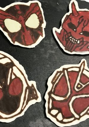 キャラチョコ 仮面ライダー-レシピのメイン写真