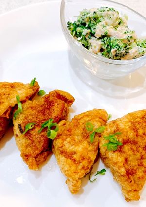 〜給料日前お助けレシピ〜油揚げミンチ焼き-レシピのメイン写真