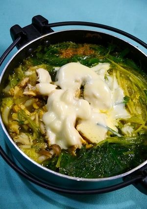 おひとり鍋！サバまぐろ☆カレーチーズ風味-レシピのメイン写真