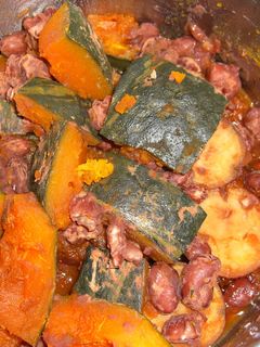 かぼちゃとさつまいもの煮物-レシピのメイン写真