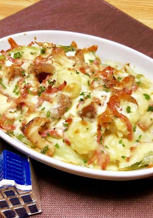 カリフラワー椎茸グラタン風クリームスープ-レシピのメイン写真
