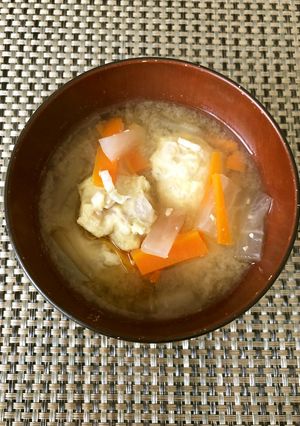 【野菜ソムリエ】れんこんのつみれ汁-レシピのメイン写真