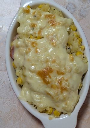 簡単★ジャガとベーコンとコーンのグラタン-レシピのメイン写真