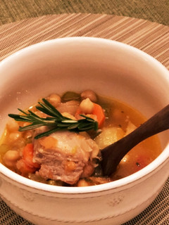 豚肉とひよこ豆のほっこり煮込みスープ-レシピのメイン写真