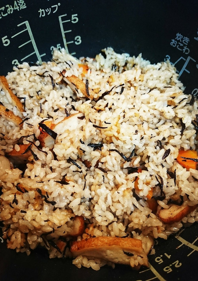 おでんの残り汁で簡単☆炊き込みご飯！-レシピのメイン写真