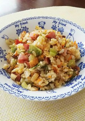 野沢菜漬けと大根のシャキシャキ炒飯。-レシピのメイン写真