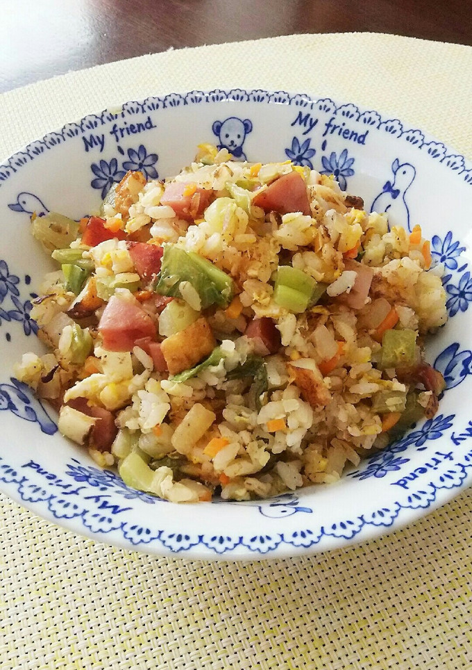 野沢菜漬けと大根のシャキシャキ炒飯。-レシピのメイン写真