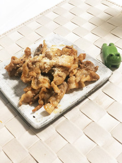 豚バラとキムチの素で簡単おつまみ!-レシピのメイン写真
