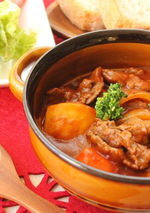 トマト香る薄切り肉のビーフシチュー-レシピのメイン写真
