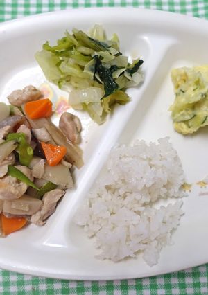 筑前煮　給食-レシピのメイン写真
