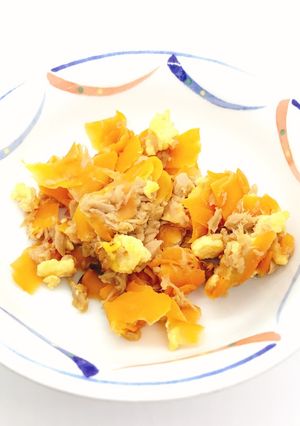 【病院】ツナとにんじん炒め【給食】-レシピのメイン写真