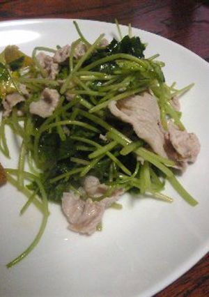 三つ葉と豚肉のナムル風♪-レシピのメイン写真